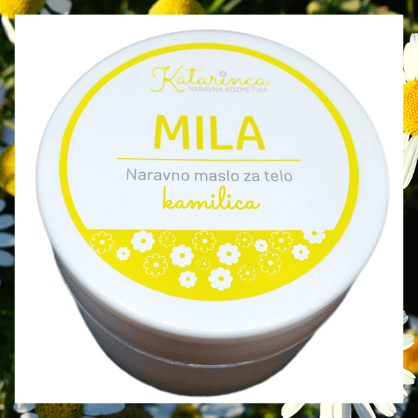MILA- Naravno maslo za telo kamilica
