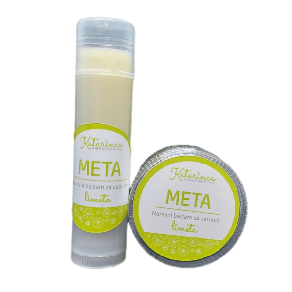 META- Naravni balzam za ustnice limeta