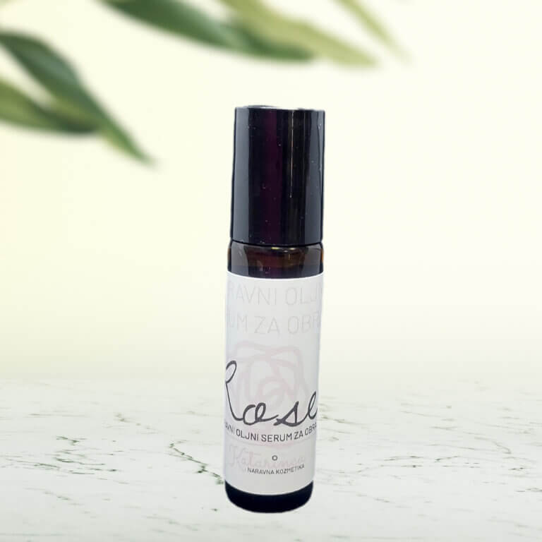 Katarinca slovenska naravna kozmetika naravni serum za obraz vrtnica rose