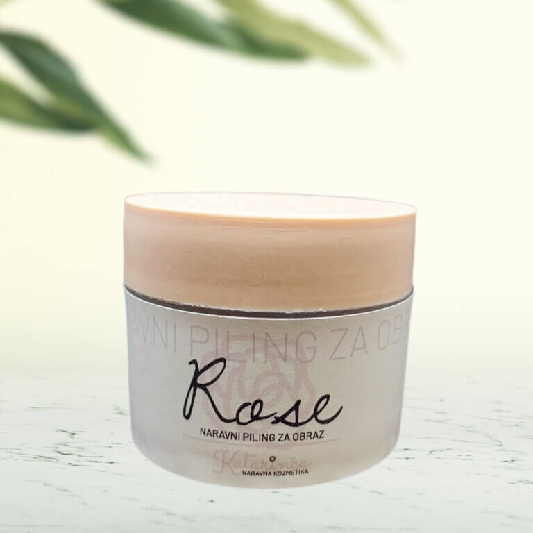 Katarinca slovenska naravna kozmetika (9)naravni piling za obraz vrtnica rose