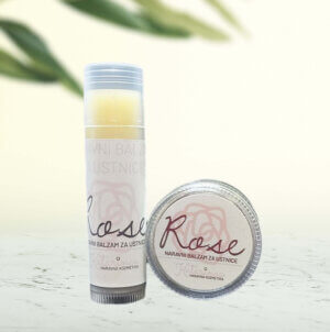 ROSE- Naravni balzam za ustnice vrtnica