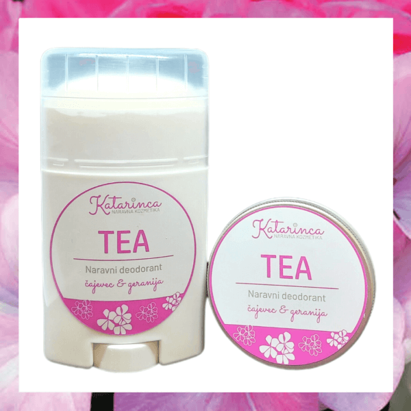 TEA- Naravni deodorant čajevec & geranija