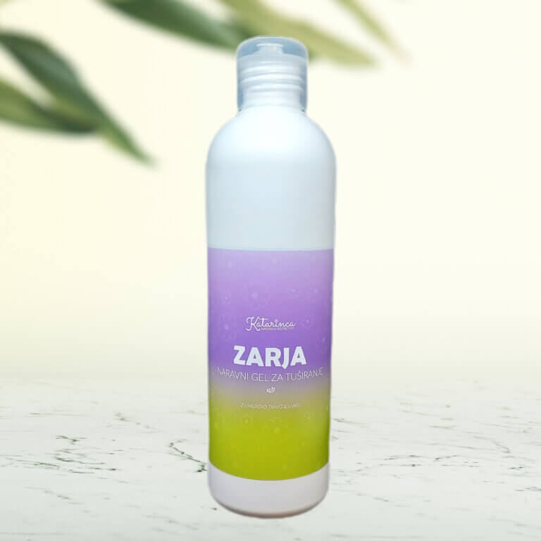 Katarinca slovenska naravna kozmetika naravni gel za tuširanje sivka limonska trava