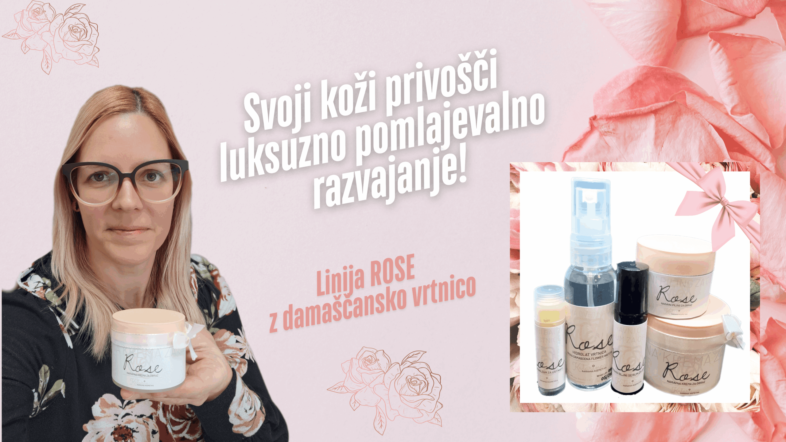 Katarinca slovenska naravna kozmetika vrtnica rose