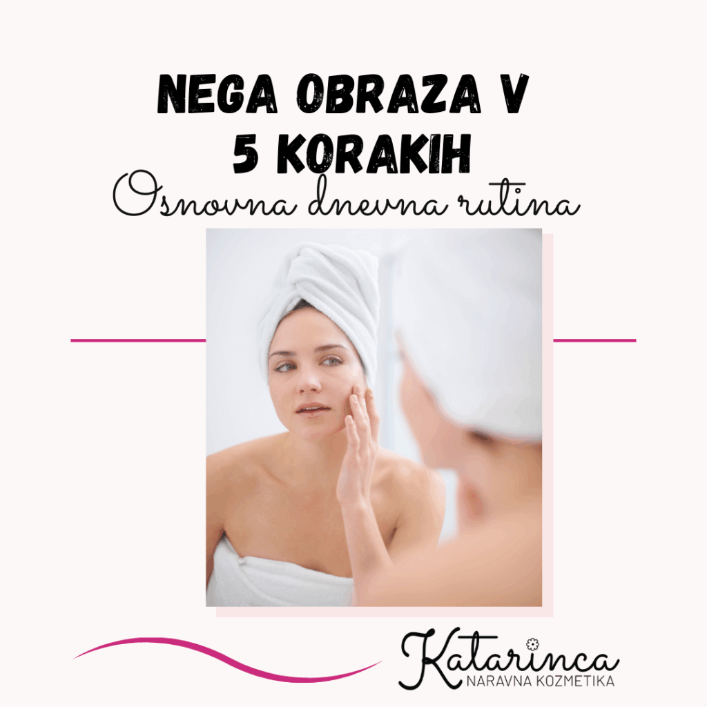 Katarinca slovenska naravmna kozmetika nega obraza