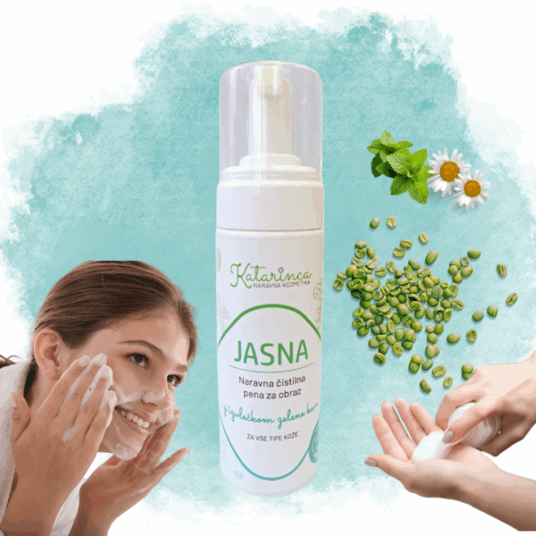 JASNA- Naravna čistilna pena za obraz - slika 2