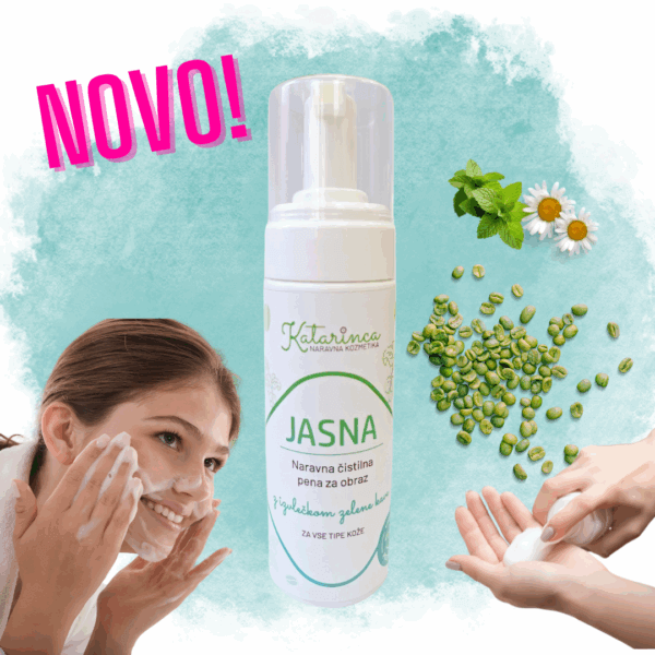 JASNA- Naravna čistilna pena za obraz